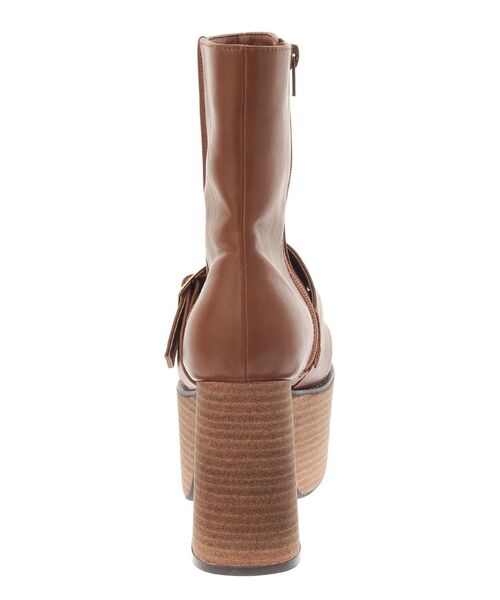 MURUA(ムルーア)の「ローファーライクベルトブーツ(ブーツ・レディース・ブラック/キャメル・24.5/23.5/22.5)」の6枚目の写真