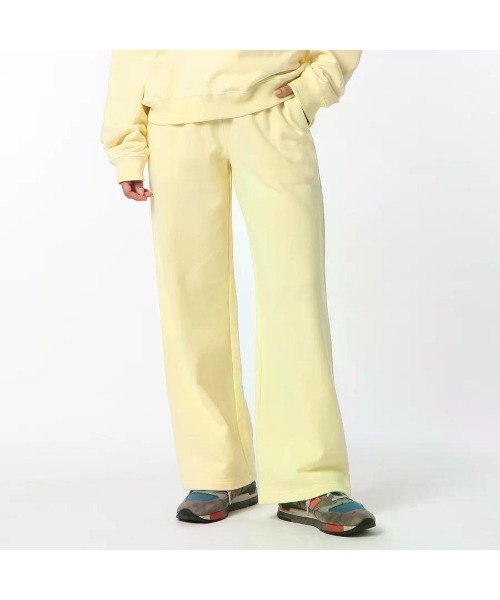 Beyond Basics(ビヨンド ベーシックス)の「GOAT / 13.5oz WIDE SWEAT PANTS(スウェットパンツ・レディース・ライトイエロー/ヘザーグレー/チャコールグレー/ブラック/サックスブルー/アイボリー/チョコ・M/S)」の7枚目の写真