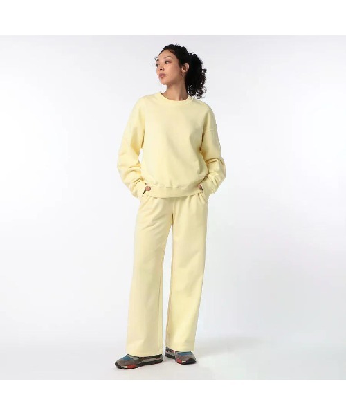 Beyond Basics(ビヨンド ベーシックス)の「GOAT / 13.5oz WIDE SWEAT PANTS(スウェットパンツ・レディース・ライトイエロー/ヘザーグレー/チャコールグレー/ブラック/サックスブルー/アイボリー/チョコ・M/S)」の8枚目の写真