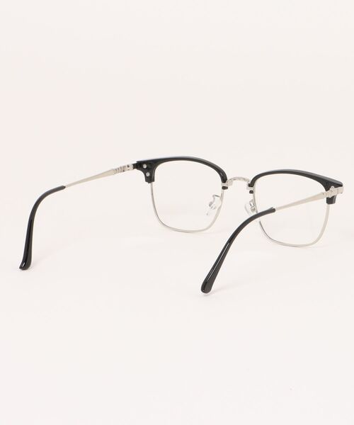 VIBGYOR（ヴィブジョー）の「ユニセックスデザイン伊達メガネ/サーモント(T3)（メガネ・レディース・ブラック・FREE）」の3枚目の写真