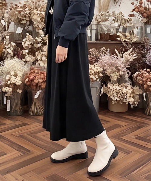 cammie（キャミー）の「コーデユロイＡラインスカート（スカート・レディース・ブラウン/カーキ/ブラック・M/L）」の5枚目の写真