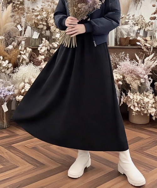 cammie（キャミー）の「コーデユロイＡラインスカート（スカート・レディース・ブラウン/カーキ/ブラック・M/L）」の6枚目の写真