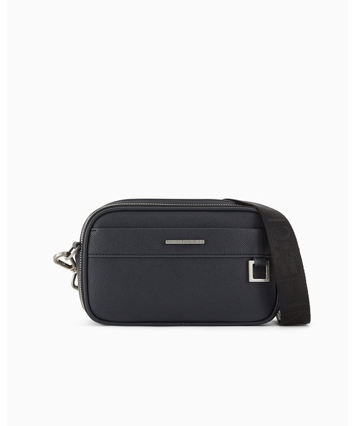 【GW最終値下中】AX Armani Exchange ブラックショルダーバッグ A|X アルマーニ エクスチェンジ】AXロゴ ショルダーバッグ（ショルダー