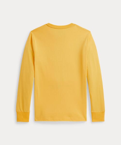POLO RALPH LAUREN CHILDRENSWEAR(ポロ ラルフ ローレン チルドレンズウェア)の「Polo ベア コットン ロングスリーブ Tシャツ(Tシャツ/カットソー・キッズ・イエロー・S/M/L/XL)」の4枚目の写真
