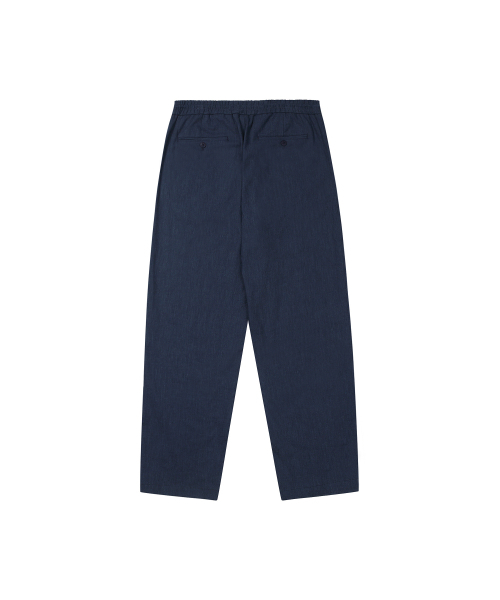 SOLEW(ソル)の「リネンストリングパンツ_ネイビー(スラックス・メンズ・その他・LARGE/MEDIUM/SMALL/X-LARGE)」の2枚目の写真