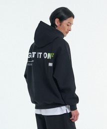 GET IT ON（ゲットイットオン）の「シグニチャーフードスウェットシャツ_ブラック（パーカー）」