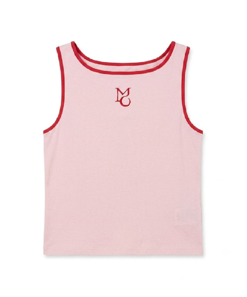 MOIREMOA(モアレモア)の「MO Two-Way Sleeveless Top-Pink(Tシャツ/カットソー・レディース・ピンク・FREE)」の1枚目の写真