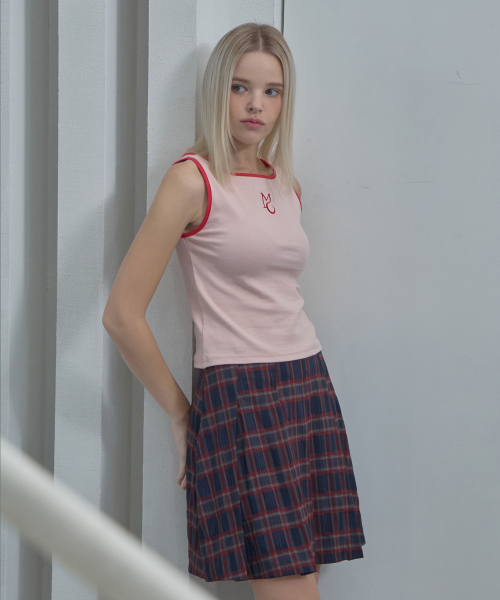 MOIREMOA(モアレモア)の「MO Two-Way Sleeveless Top-Pink(Tシャツ/カットソー・レディース・ピンク・FREE)」の3枚目の写真