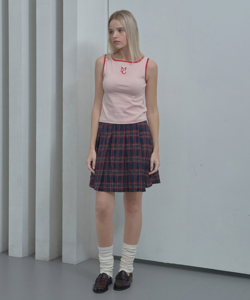 MOIREMOA(モアレモア)の「MO Two-Way Sleeveless Top-Pink(Tシャツ/カットソー・レディース・ピンク・FREE)」の4枚目の写真