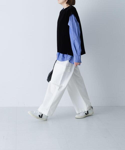かぐれ（カグレ）の「ユーティリティーイージーパンツ（その他パンツ・レディース・オフホワイト/カーキ・FREE）」の5枚目の写真