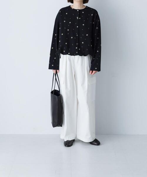 かぐれ（カグレ）の「ユーティリティーイージーパンツ（その他パンツ・レディース・オフホワイト/カーキ・FREE）」の6枚目の写真