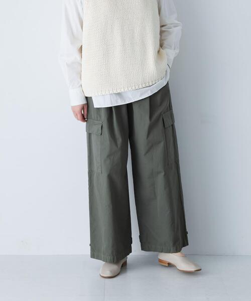 かぐれ（カグレ）の「ユーティリティーイージーパンツ（その他パンツ・レディース・オフホワイト/カーキ・FREE）」の13枚目の写真