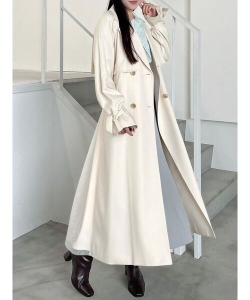 マーキュリーデュオ バックチュールトレンチコート Mサイズ バックチュールトレンチコート（トレンチコート）｜MERCURYDUO