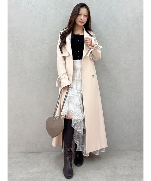 バックチュールトレンチコート（トレンチコート）｜MERCURYDUO