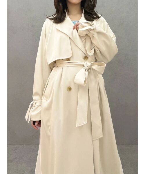 バックチュールトレンチコート（トレンチコート）｜MERCURYDUO