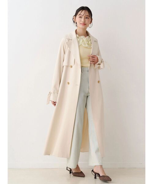 MERCURYDUO（マーキュリーデュオ）の「バックチュールトレンチコート