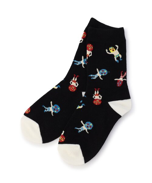 BREEZE（ブリーズ）の「BOYSいろいろソックス（ソックス/靴下・キッズ・グリーン/パープル/ネイビー/アイボリー/ブラック/ブルー・21/18/15 ）」の2枚目の写真