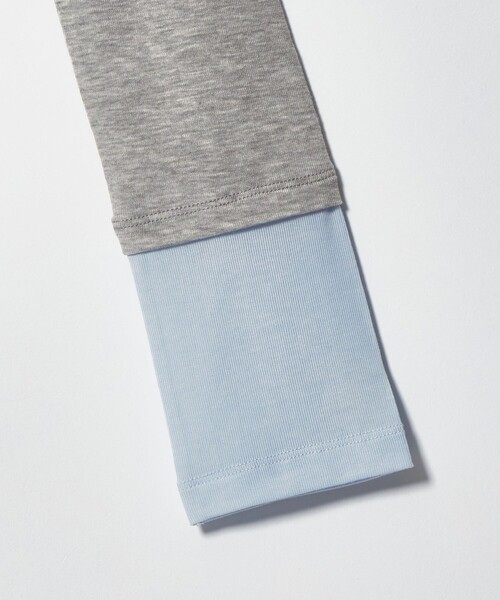 EMMEL REFINES（エメルリファインズ）の「＜EMMEL REFINES＞EM ベアフライス クルーネック プルオーバー（Tシャツ/カットソー・レディース・ライトブルー/ライトピンク/ライトグレー/ホワイト・FREE）」の16枚目の写真