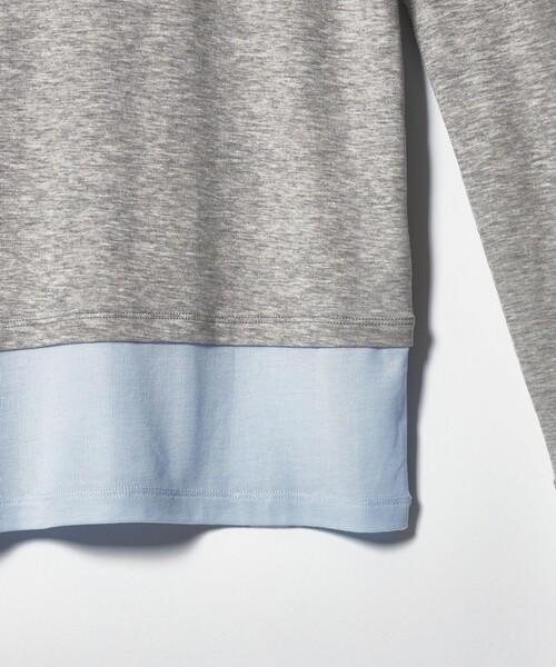 EMMEL REFINES（エメルリファインズ）の「＜EMMEL REFINES＞EM ベアフライス クルーネック プルオーバー（Tシャツ/カットソー・レディース・ライトブルー/ライトピンク/ライトグレー/ホワイト・FREE）」の17枚目の写真