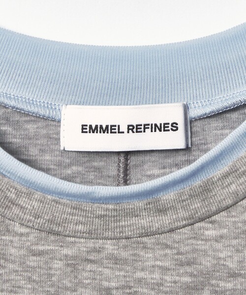 EMMEL REFINES（エメルリファインズ）の「＜EMMEL REFINES＞EM ベアフライス クルーネック プルオーバー（Tシャツ/カットソー・レディース・ライトブルー/ライトピンク/ライトグレー/ホワイト・FREE）」の19枚目の写真