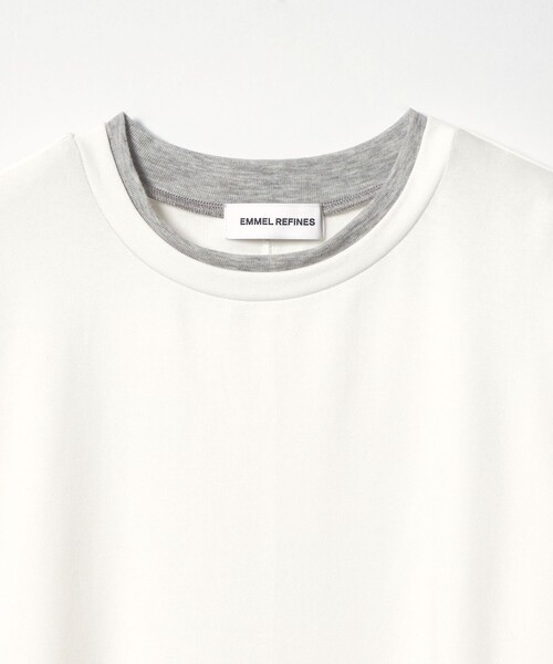 EMMEL REFINES(エメルリファインズ)の「<EMMEL REFINES>EM ベアフライス クルーネック プルオーバー(Tシャツ/カットソー・レディース・ライトブルー/ライトピンク/ライトグレー/ホワイト・FREE)」の15枚目の写真