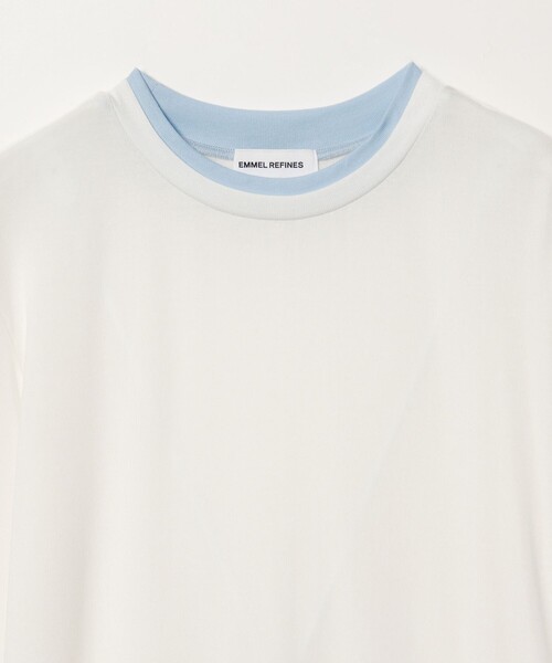 EMMEL REFINES(エメルリファインズ)の「<EMMEL REFINES>EM ベアフライス クルーネック プルオーバー(Tシャツ/カットソー・レディース・ライトブルー/ライトピンク/ライトグレー/ホワイト・FREE)」の17枚目の写真