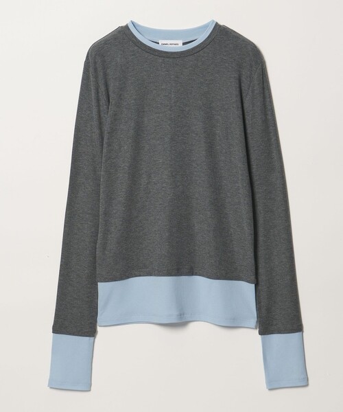 EMMEL REFINES(エメルリファインズ)の「<EMMEL REFINES>EM ベアフライス クルーネック プルオーバー(Tシャツ/カットソー・レディース・ライトブルー/ライトピンク/ライトグレー/ホワイト・FREE)」の19枚目の写真