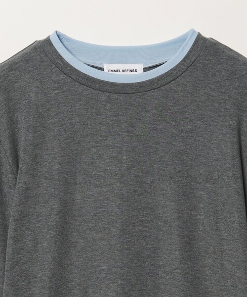 EMMEL REFINES(エメルリファインズ)の「<EMMEL REFINES>EM ベアフライス クルーネック プルオーバー(Tシャツ/カットソー・レディース・ライトブルー/ライトピンク/ライトグレー/ホワイト・FREE)」の20枚目の写真