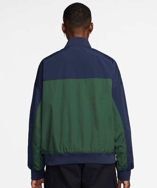 NIKE（ナイキ）の「NIKE AS W NSW HBR VARSITY JKT / ナイキ ウィメンズ NSW ハイブリッド ヴァーシティ ジャケット 【SP】（ナイロンジャケット・レディース・ブラック/グリーン・S/L/M）」の11枚目の写真