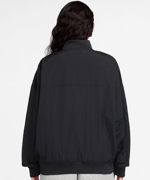NIKE（ナイキ）の「NIKE AS W NSW HBR VARSITY JKT / ナイキ ウィメンズ NSW ハイブリッド ヴァーシティ ジャケット 【SP】（ナイロンジャケット・レディース・ブラック/グリーン・S/L/M）」の20枚目の写真