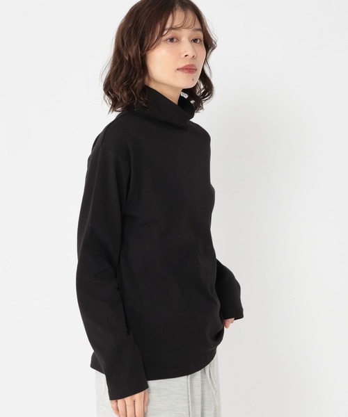 studio CLIP（スタディオクリップ）の「ベーシックタートルネック[プラスサイズあり]（Tシャツ/カットソー・レディース・その他1/ブラック/グレー/オフホワイト・MEDIUM/ﾌﾘｰ(L)/LARGE）」の18枚目の写真