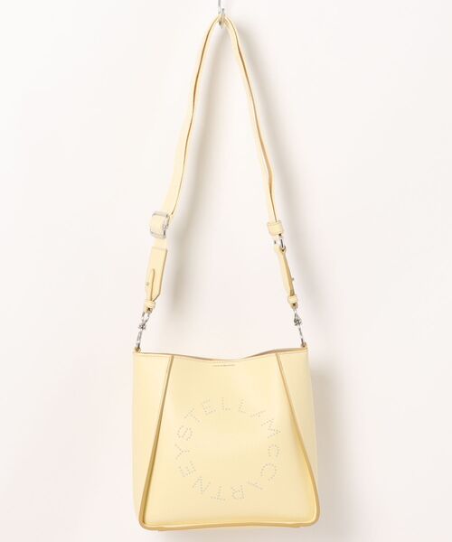 STELLA McCARTNEY（ステラマッカートニー）の「Logo Square Crossbody Bag / ロゴ スクエア クロスボディ バッグ（ショルダーバッグ・レディース・イエロー系その他/ピンク系その他・ONE SIZE）」の2枚目の写真