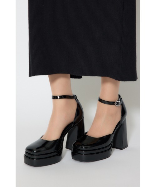 rienda（リエンダ）の「アンクルストラップパンプス 春服（パンプス・レディース・ブラック/ブラウン・SMALL/MEDIUM/LARGE）」の3枚目の写真