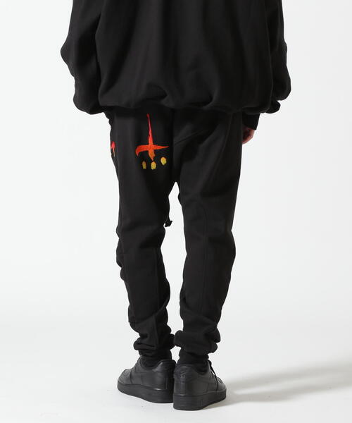 ROYAL FLASH（ロイヤルフラッシュ）の「CTLS/シーティーエルエス/別注FIRE USUAL PANTS（スウェットパンツ・メンズ・ブルー/ブラック/オレンジ・0/1）」の8枚目の写真