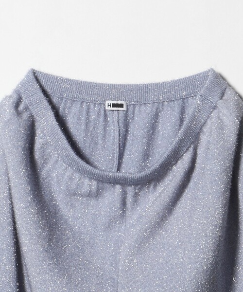 H　BEAUTY&YOUTH UNITED ARROWS（エイチビューティーアンドユースユナイテッドアローズ）の「＜H＞ナイロン スパークル ニットパンツ（その他パンツ・レディース・モカ/ネイビー/ライトブルー・FREE）」の13枚目の写真