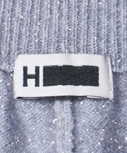 セール】＜H＞ナイロン スパークル ニットパンツ（その他パンツ）｜H