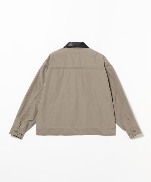 BEAMS（ビームス）の「シンセティックレザーカラー ジャケット（ブルゾン・メンズ・サックスブルー/ベージュ系その他・S/XL/L/M）」の14枚目の写真
