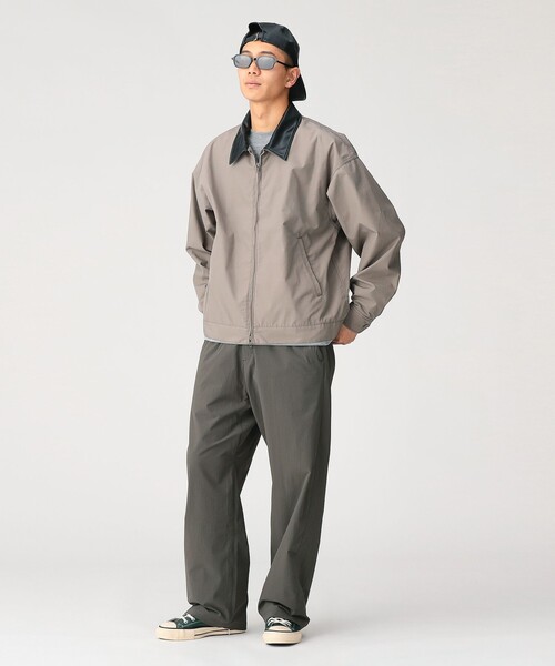 BEAMS（ビームス）の「シンセティックレザーカラー ジャケット（ブルゾン・メンズ・サックスブルー/ベージュ系その他・S/XL/L/M）」の16枚目の写真