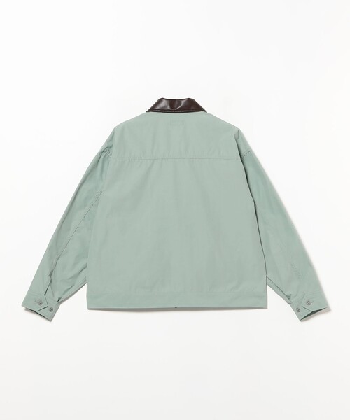 BEAMS（ビームス）の「シンセティックレザーカラー ジャケット（ブルゾン・メンズ・サックスブルー/ベージュ系その他・S/XL/L/M）」の9枚目の写真