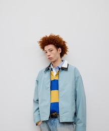 BEAMS | シンセティックレザーカラー ジャケット(ブルゾン)