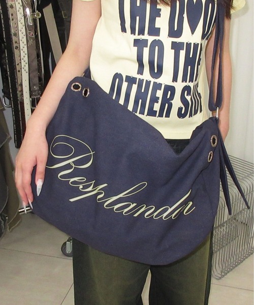 sedacle girl(セダクルガール)の「アイレットアソートBIGBAG(ショルダーバッグ・レディース・ブラック/カーキ/ベージュ/ブラウン/グレー/ネイビー/ドット/レッド・FREE)」の6枚目の写真