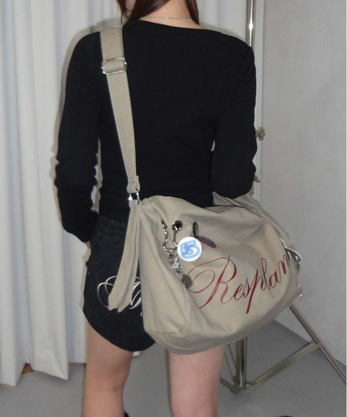 sedacle girl(セダクルガール)の「アイレットアソートBIGBAG(ショルダーバッグ・レディース・ブラック/カーキ/ベージュ/ブラウン/グレー/ネイビー/ドット/レッド・FREE)」の19枚目の写真