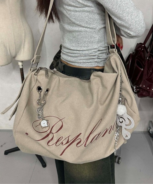 sedacle girl(セダクルガール)の「アイレットアソートBIGBAG(ショルダーバッグ・レディース・ブラック/カーキ/ベージュ/ブラウン/グレー/ネイビー/ドット/レッド・FREE)」の22枚目の写真