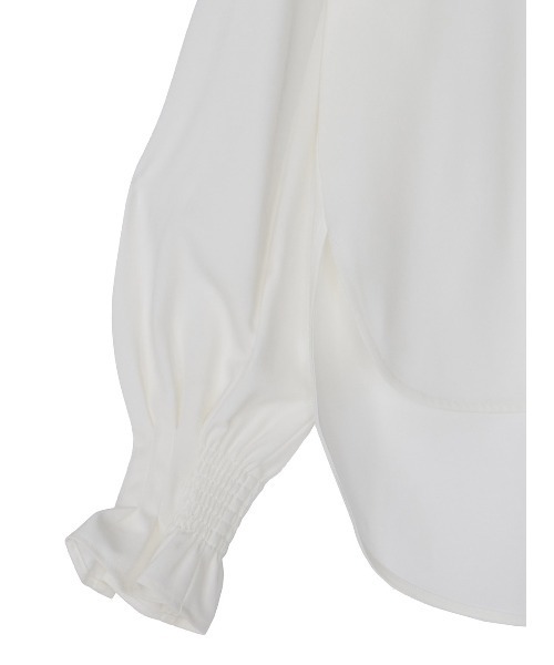 Ameri(アメリ)の「NECK RIBBON ARRANGE BLOUSE(シャツ/ブラウス・レディース・ネイビー/オフホワイト/クリーム・FREE)」の22枚目の写真