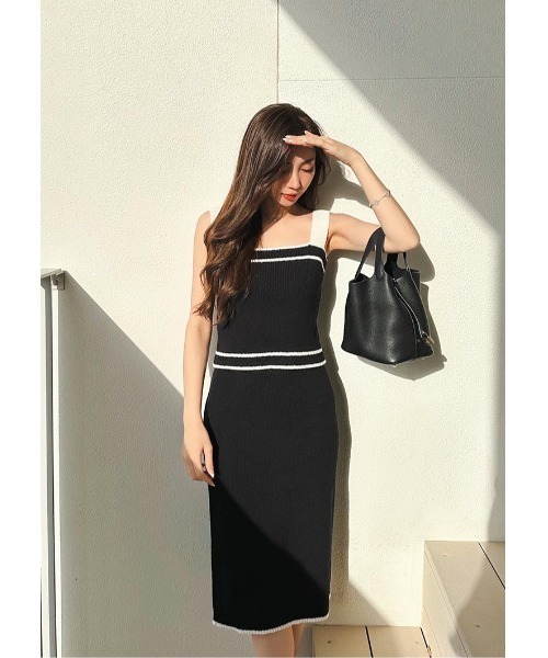LUDICRUM(ルーディクルム)の「Loop yarn knit skirt(スカート・レディース・ブラック×ホワイト/ホワイト×ブラック・FREE)」の6枚目の写真