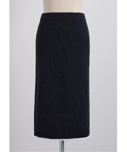 LUDICRUM(ルーディクルム)の「Loop yarn knit skirt(スカート・レディース・ブラック×ホワイト/ホワイト×ブラック・FREE)」の9枚目の写真