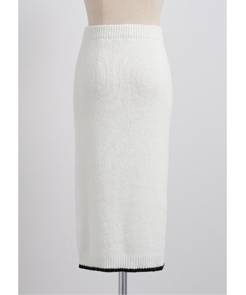 LUDICRUM(ルーディクルム)の「Loop yarn knit skirt(スカート・レディース・ブラック×ホワイト/ホワイト×ブラック・FREE)」の11枚目の写真