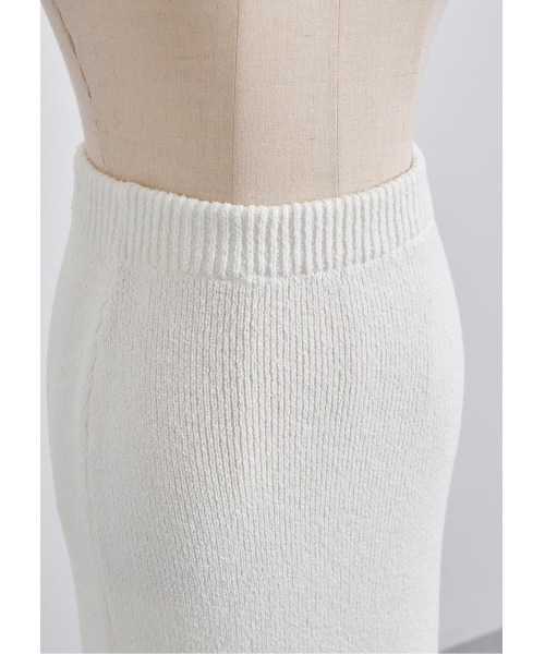 LUDICRUM(ルーディクルム)の「Loop yarn knit skirt(スカート・レディース・ブラック×ホワイト/ホワイト×ブラック・FREE)」の13枚目の写真