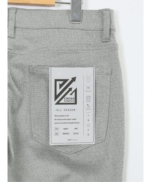 m.f.editorial(エムエフエディトリアル)の「パンツ メンズ ストレッチ 抗菌防臭 スリム 5ポケット テーパード ツイル & ウェーブ ソラーロ クロスストレッチ(チノパンツ・メンズ・ライトグレー/ネイビー/ブルー/ブラック・S/MEDIUM/X-LARGE/3L/LARGE)」の14枚目の写真