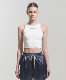 POSE NUMBER EIGHT（ポーズナンバーエイト）の「LOGO RIBBED TANK (WOMEN)（Tシャツ/カットソー）」